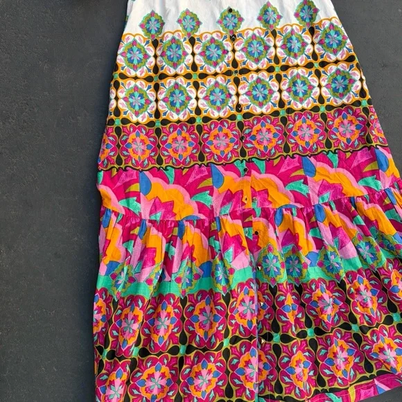 Anthropologie Multicolor Patterned Maxi Dress - Picture 2 of 6